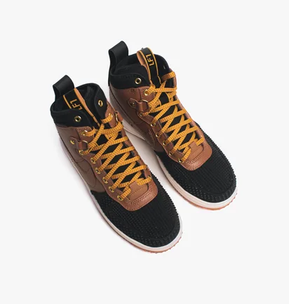 Кроссовки мужские Nike Lunar Force 1 Duckboot Ale Brown Black Brown 805899-202