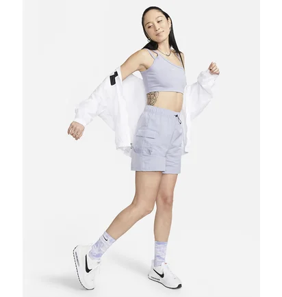 Топ женский Nike Nswevrdy Mod Aysm Crop Tank Grey DV7926-519