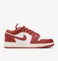 Кроссовки детские Air Jordan 1 Low Se Older White/Red FJ3465-160
