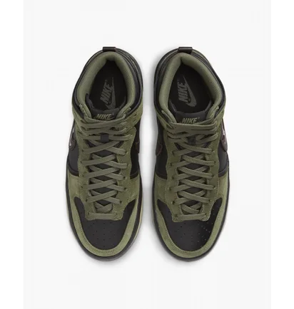 Кроссовки женские Nike Dunk High Up Olive/Black DH3718-200