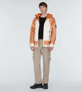 Куртка чоловіча STONE ISLAND Mussola Gommata Orange 7815430T1-V0073