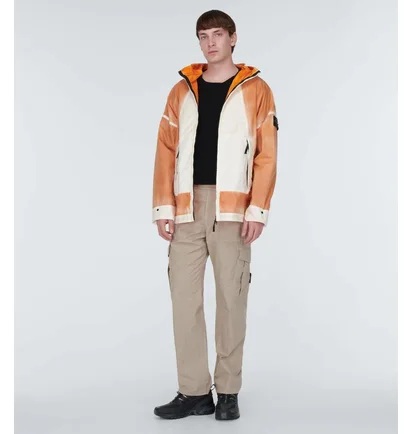 Куртка мужская STONE ISLAND Mussola Gommata Orange 7815430T1-V0073