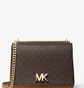 Сумка жіноча Michael Kors Mott Large Logo And Leather Shoulder Bag Brown 35T0GOXL3T-BROWN-11944