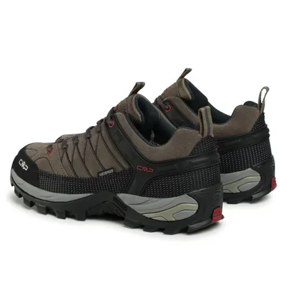 Кроссовки мужские Cmp Rigel Low Trekking Shoes Wp Black 3Q13247-02Pd