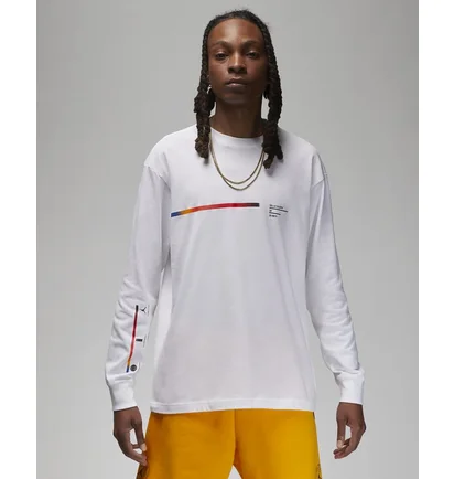 Лонгслив мужской Air Jordan T-Shirt Wings Paris 85 White FJ8916-100