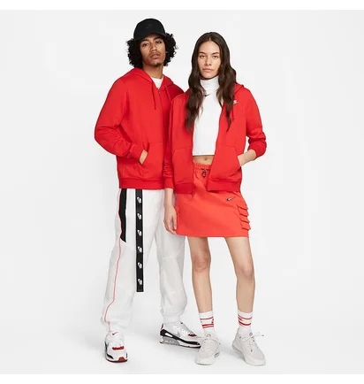 Спортивный костюм унисекс Nike Nsw Club Flc Fz Red DQ5471-657__DQ5174-657