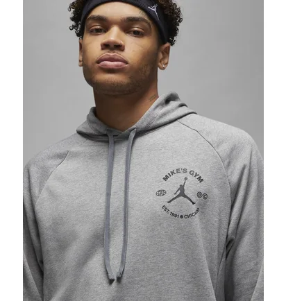 Худи мужское Air Jordan M J Df Sprt Csvr Bc Gfx Flc Po Grey Dv1290-091