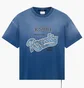 Футболка мужская Ksubi Champions Ekcess Ss Tee Ink Fade Blue MFA25TE009-BLU