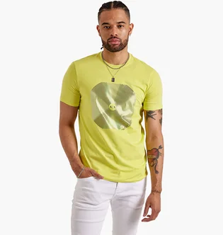Футболка чоловіча Armani Exchange Disc Graphic Tee Yellow 3DZTJKZJE6Z1694