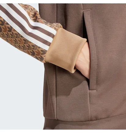 Олимпийка мужская Adidas Sstr Classic Mono Track Top Brown IS0255