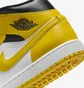 Кроссовки женские Air Jordan 1 Mid Yellow/White BQ6472-170
