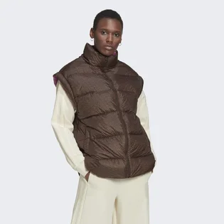 Жилетка жіноча Adidas Down Vest Brown HK5243