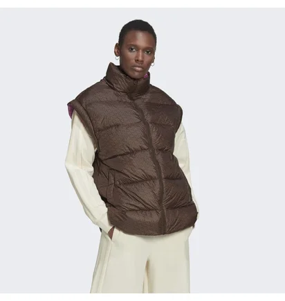 Жилетка жіноча Adidas Down Vest Brown HK5243