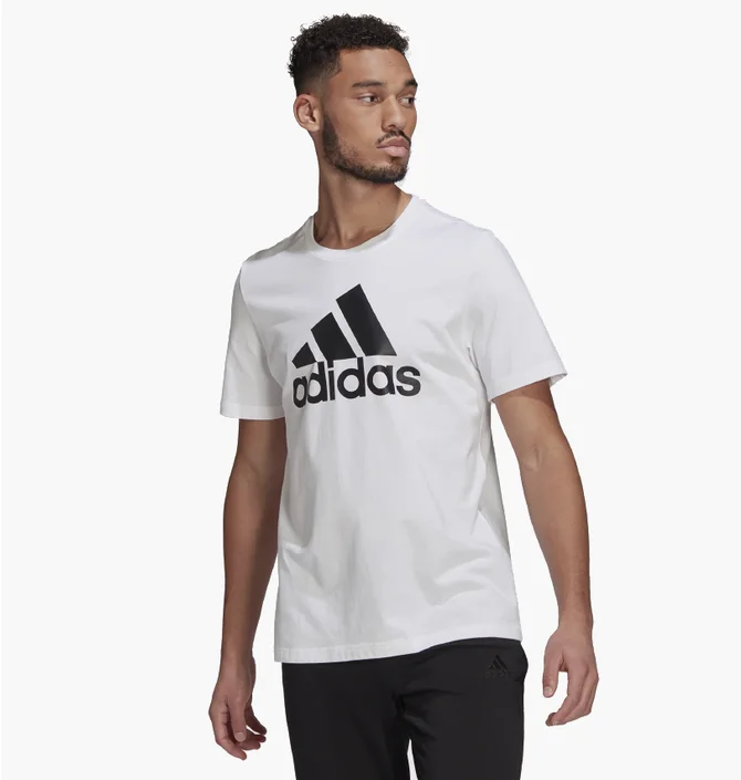 Футболка чоловіча Adidas Essentials Big Logo Tee White Gk9121