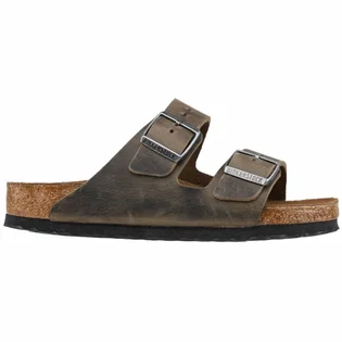 Тапочки чоловічі BIRKENSTOCK Arizona Oiled Leather Footbed Sandals Grey 1019313