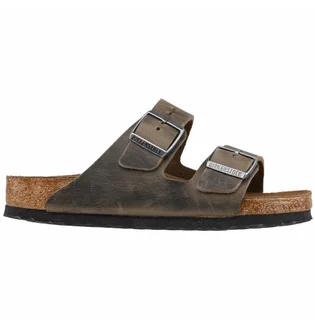 Тапочки чоловічі BIRKENSTOCK Arizona Oiled Leather Footbed Sandals Grey 1019313