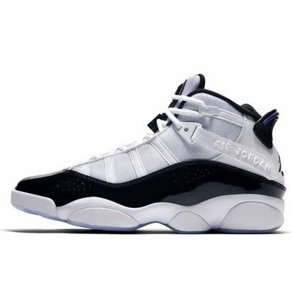 Кроссовки мужские Air Jordan 6 Rings White/Black 322992-104