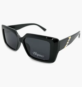 Солнцезащитные очки женские Elegance Black/Grey P21538-C1
