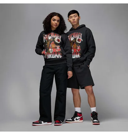 Худи унисекс Air Jordan Flight Fleece Black HJ4396-045