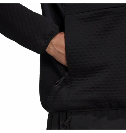 Кофта мужская Adidas Terrex Hike Half Zip Long Sleeve Fleece Top Black HH9252