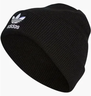 Шапка унісекс Adidas Wide Cuff Fold Beanie Black 5157383