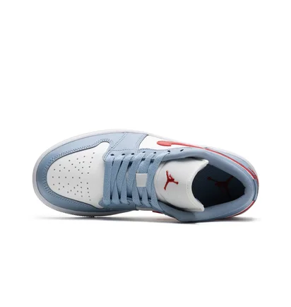 Кроссовки женские Air Jordan 1 Low Light Blue/White DC0774-164