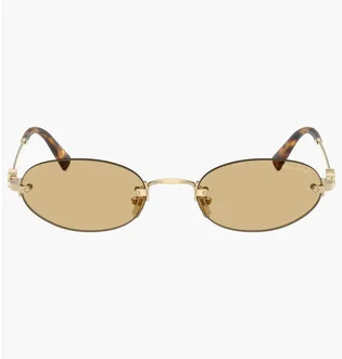 Солнцезащитные очки женские MIU MIU Brown/Gold A54S-ZVN10R-51