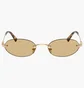 Солнцезащитные очки женские MIU MIU Brown/Gold A54S-ZVN10R-51