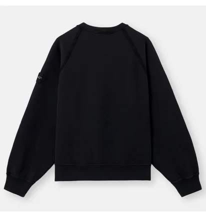 Свитшот мужской Stone Island Brushed Organic Cotton Fleece Black K2S156100022S0A20-V0029