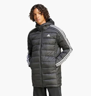 Парка мужская Adidas Essentials 3-Stripes Light Down Hooded Parka Black HZ8522