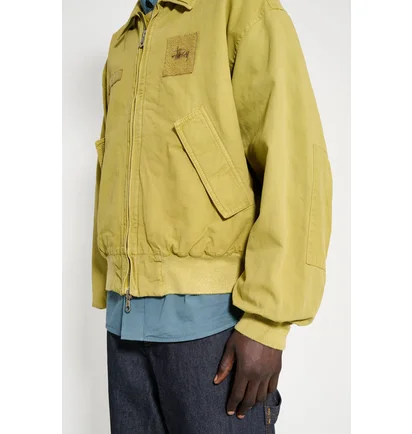 Бомбер мужской Stussy Flight Bomber Olive 115837-2725