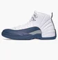 Кроссовки мужские Air jordan 12 Retro French Blue MenS Shoes White/Blue CT8013-114