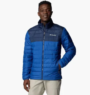 Куртка чоловіча Columbia Powder Lite Ii Blue WO7155-433