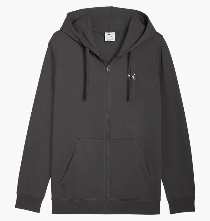 Толстовка мужская Puma Ess Elevated Fz Hoodie Fl Grey 688255-44