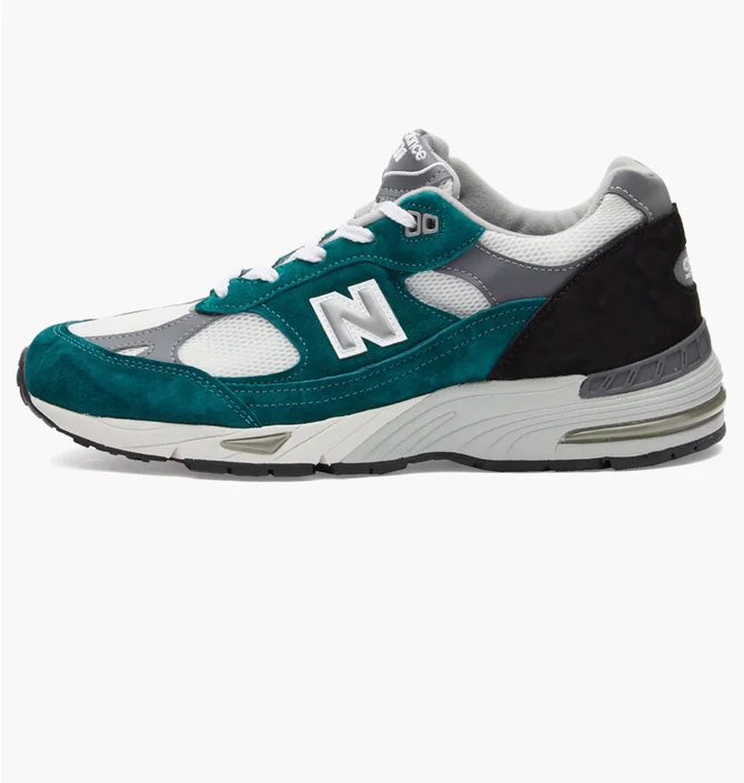 Кроссовки женские New Balance W991Tlk - Made In Uk Green/White W991TLK