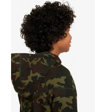 Спортивный костюм детский Nike Sportswear Tech Fleece Camo/Green FN9118-010__FN9120-010