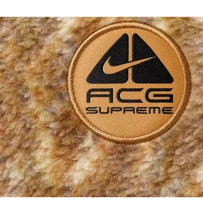 Толстовка чоловіча Nike Acg X Supreme Sherpa Ninja Fleece Brown DN3256-277