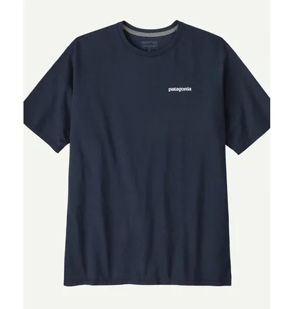 Футболка мужская Patagonia P-6 Logo Responsibili -Tee Blue NENA38504