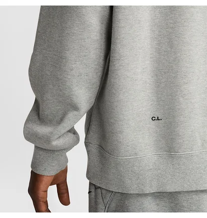 Свитшот унисекс Nike Nocta Fleece Cs Grey FN8160-063