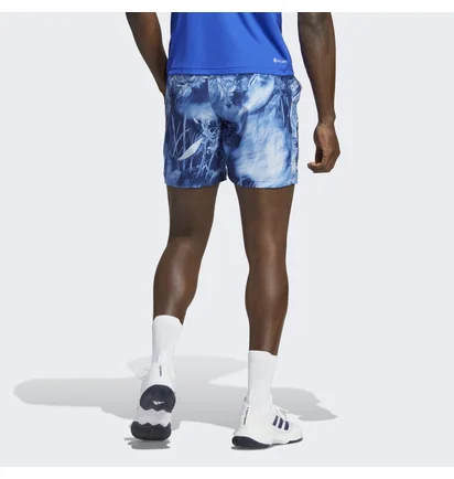 Шорты мужские Adidas Melbourne Ergo Tennis Graphic Shorts Blue Ht7211