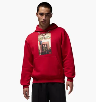 Худі чоловіче Air Jordan Jm Chimney Flc Po Red HQ5654-687