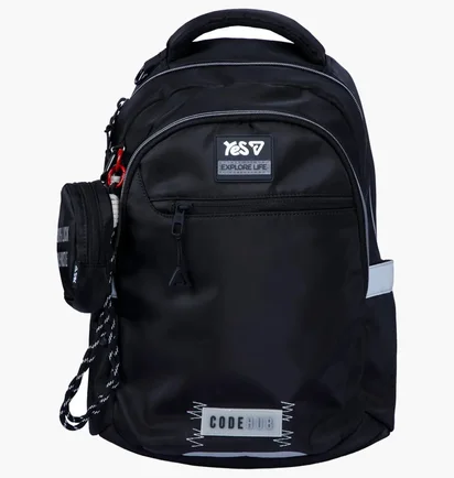 Рюкзак дитячий YES Code Hub Black TS-54M-550331
