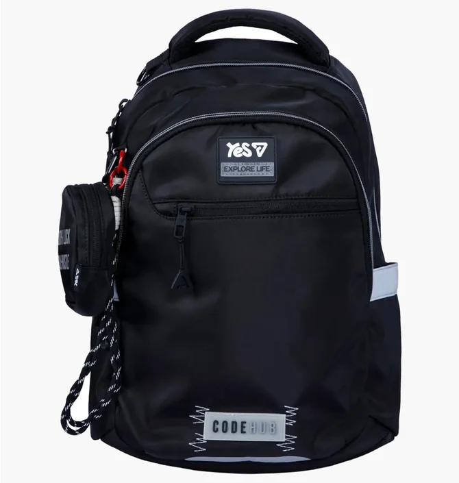 Рюкзак дитячий YES Code Hub Black TS-54M-550331