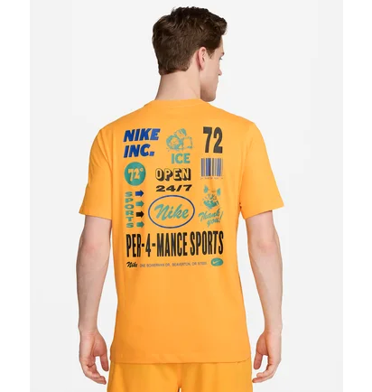 Футболка чоловіча Nike Df Tee 3Mo Gfx Yellow FV8366-717