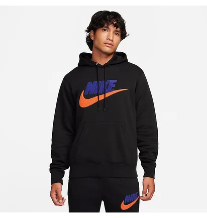 Спортивний костюм чоловічий Nike M Nk Club Bb Po Chnl Ftra Black FN3104-010__FN3094-010