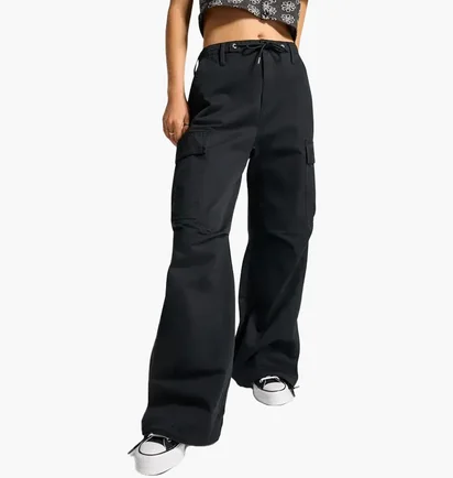 Штаны женские Converse Womens Woven Pants Black 10026957-001