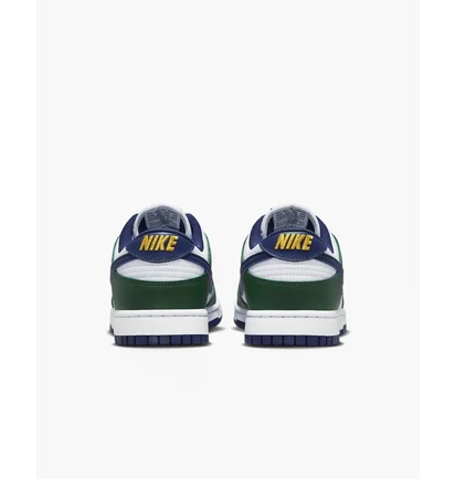 Кроссовки мужские Nike Dunk Low Shoes White/Green FV6911-300