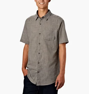 Сорочка чоловіча Columbia Under Exposure Short Sleeve Shirt Grey AJ1238-023