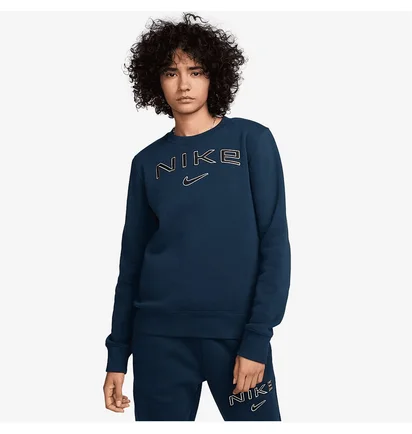 Світшот жіночий Nike Sportswear Phoenix Fleece Crewneck Sweatshirt Blue HM9754-478
