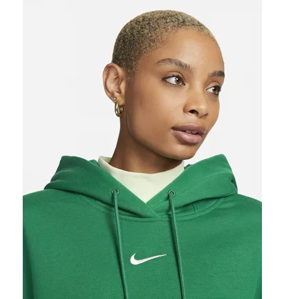 Худі жіноче Nike Sportswear Phoenix Fleece Over-Oversized Pullover Hoodie Green Dq5858-365